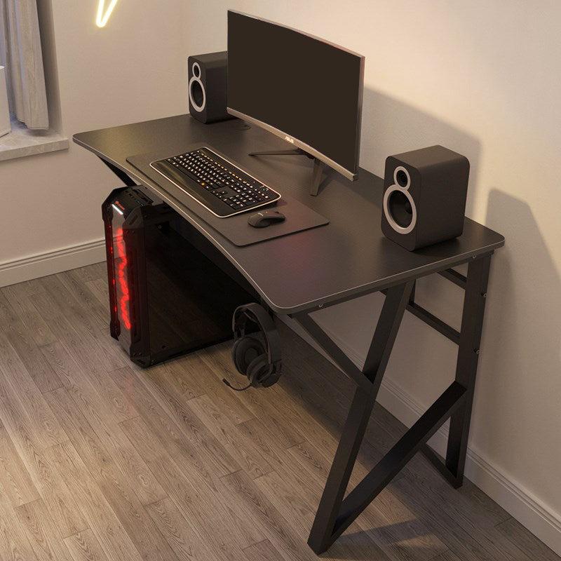 Industrial Stone Writing Desk Rectangular Gaming Desk for Home