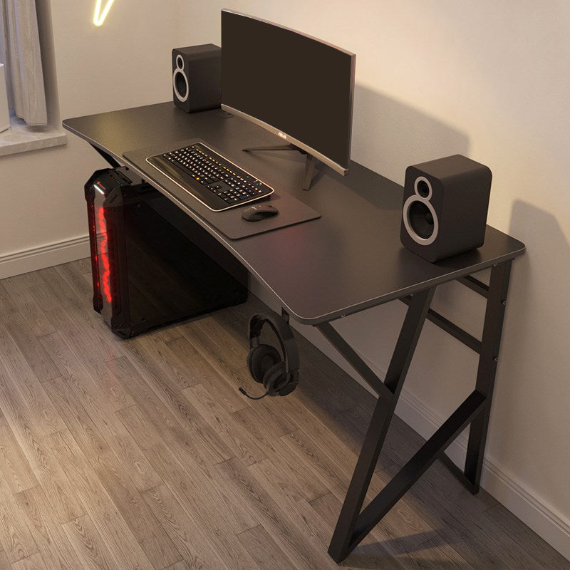 Industrial Stone Writing Desk Rectangular Gaming Desk for Home