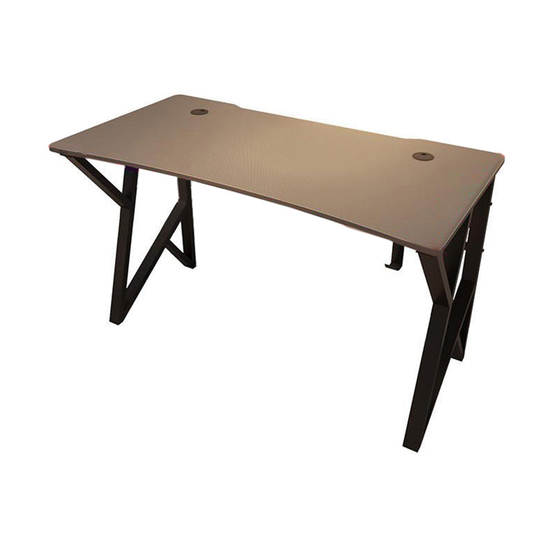 Industrial Stone Writing Desk Rectangular Gaming Desk for Home