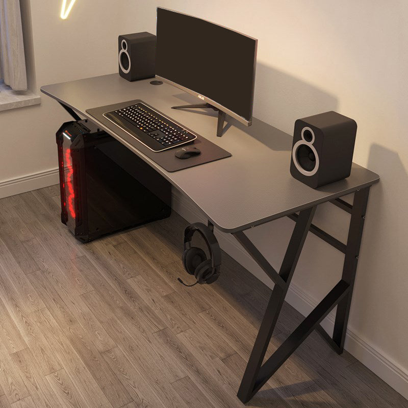 Industrial Stone Writing Desk Rectangular Gaming Desk for Home