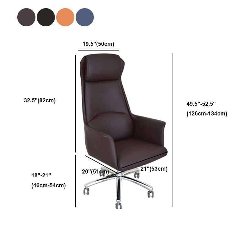 Contemporary Adjustable Executive Chair High Back Managers Chair