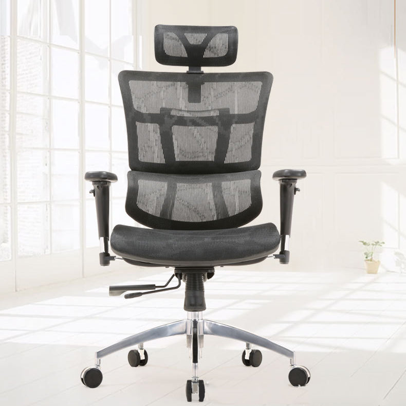 Modern Desk Chair Mesh Computer Chair High-Back Chair with Wheels