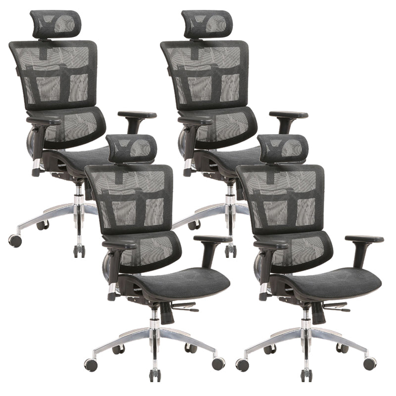 Modern Desk Chair Mesh Computer Chair High-Back Chair with Wheels