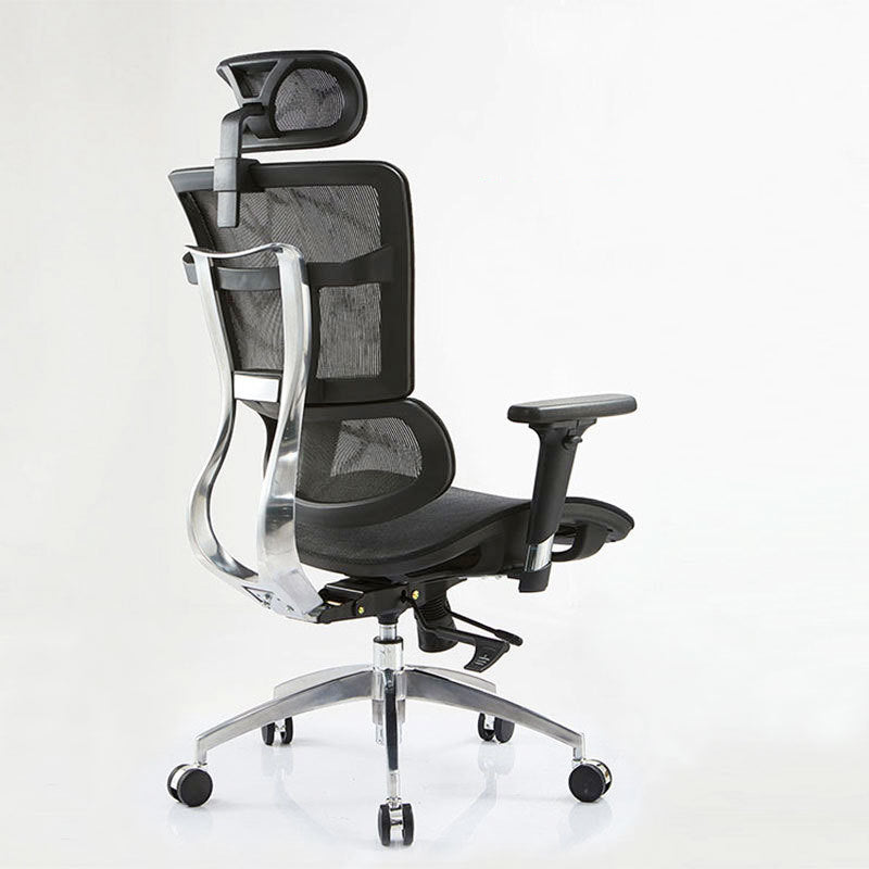 Modern Desk Chair Mesh Computer Chair High-Back Chair with Wheels