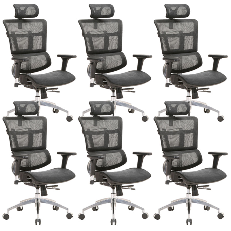 Modern Desk Chair Mesh Computer Chair High-Back Chair with Wheels