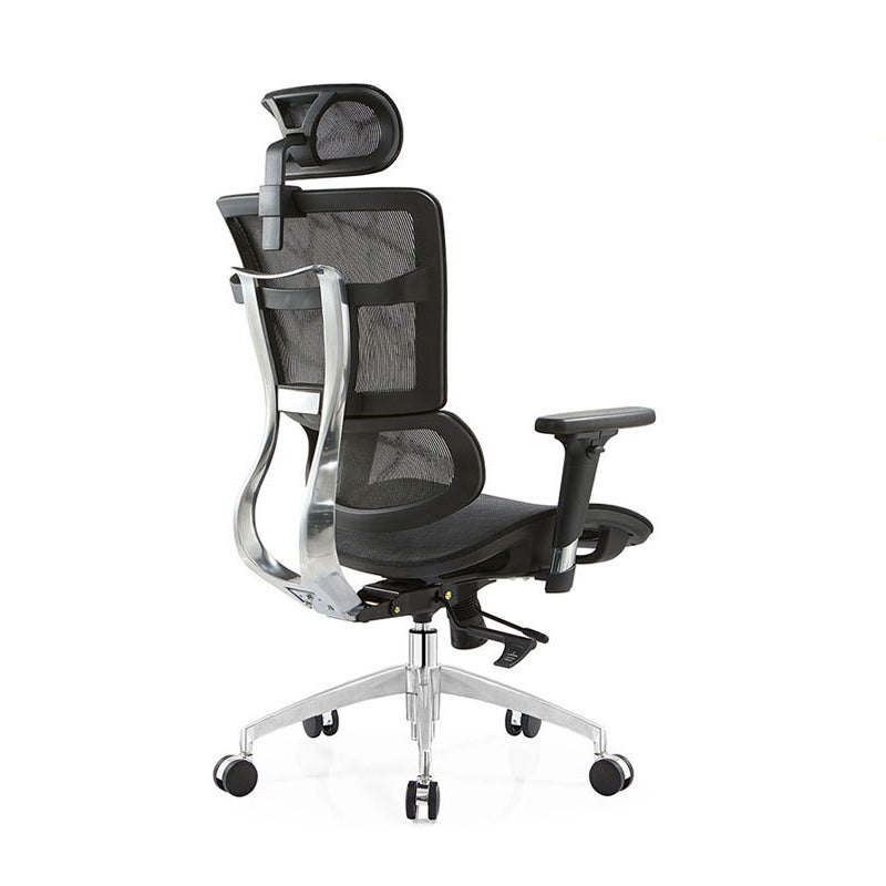 Modern Desk Chair Mesh Computer Chair High-Back Chair with Wheels