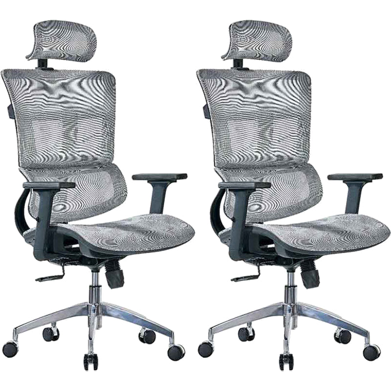 Modern Desk Chair Mesh Computer Chair High-Back Chair with Wheels