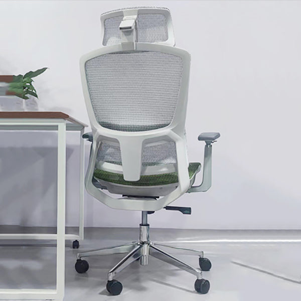 Modern Desk Chair Mesh Pillow Included Chair High-Back Chair with Wheels