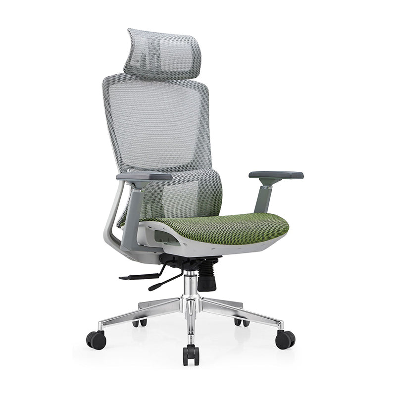 Modern Desk Chair Mesh Pillow Included Chair High-Back Chair with Wheels