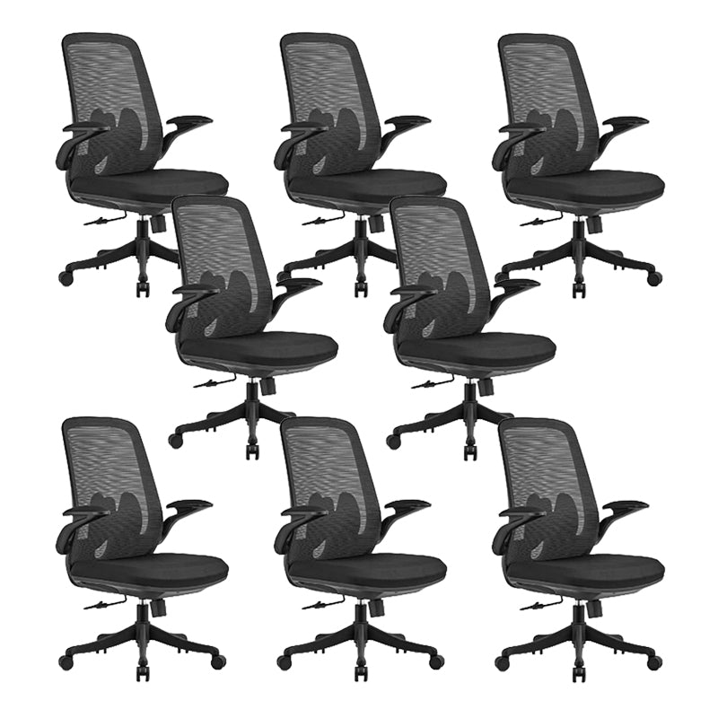 Modern Desk Chair Mesh Office Chair High-Back Chair with Wheels