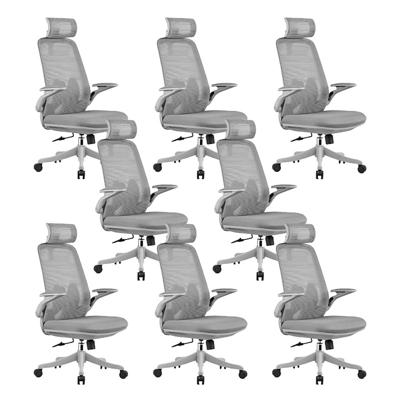 Modern Desk Chair Mesh Office Chair High-Back Chair with Wheels