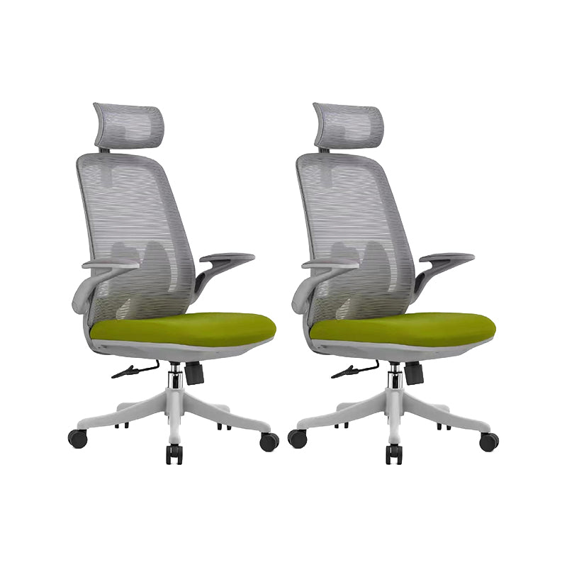 Modern Desk Chair Mesh Office Chair High-Back Chair with Wheels