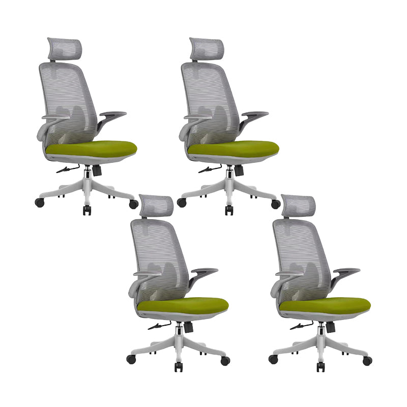 Modern Desk Chair Mesh Office Chair High-Back Chair with Wheels