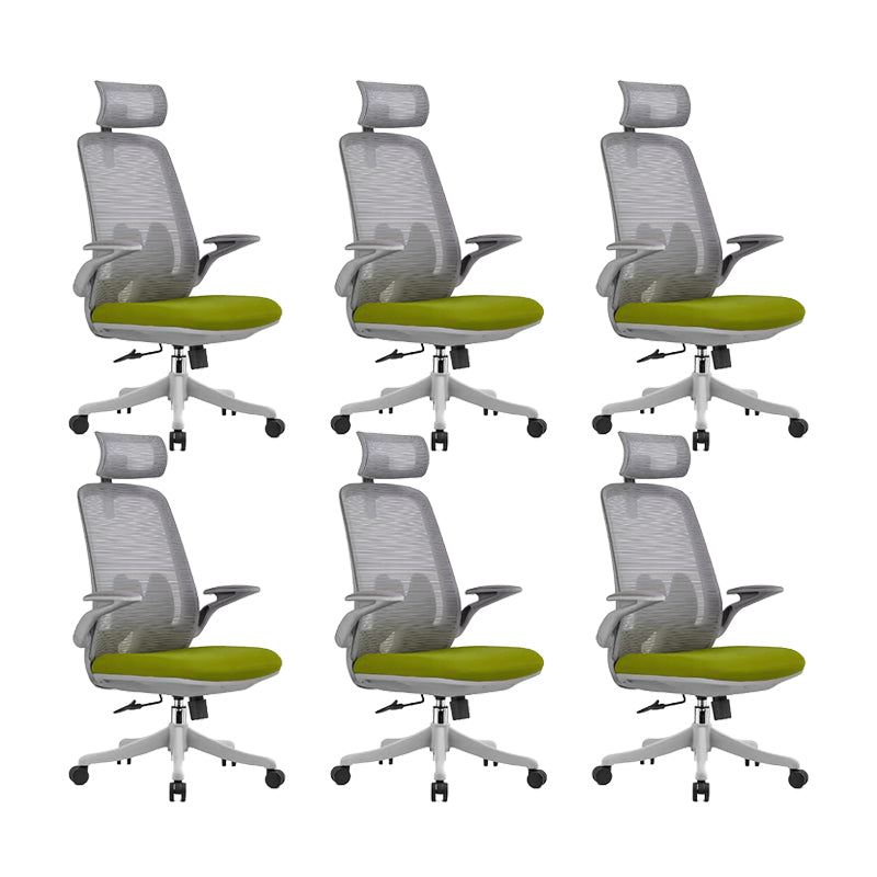 Modern Desk Chair Mesh Office Chair High-Back Chair with Wheels