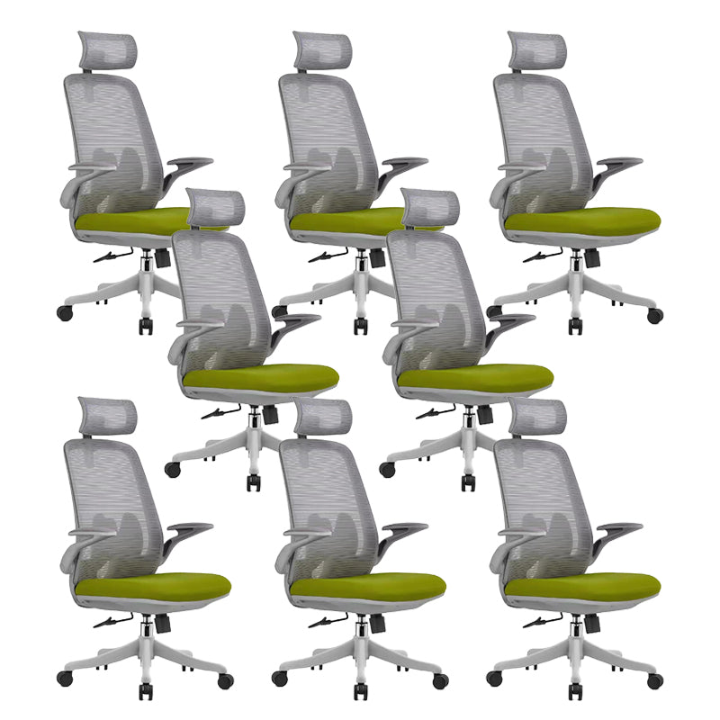 Modern Desk Chair Mesh Office Chair High-Back Chair with Wheels