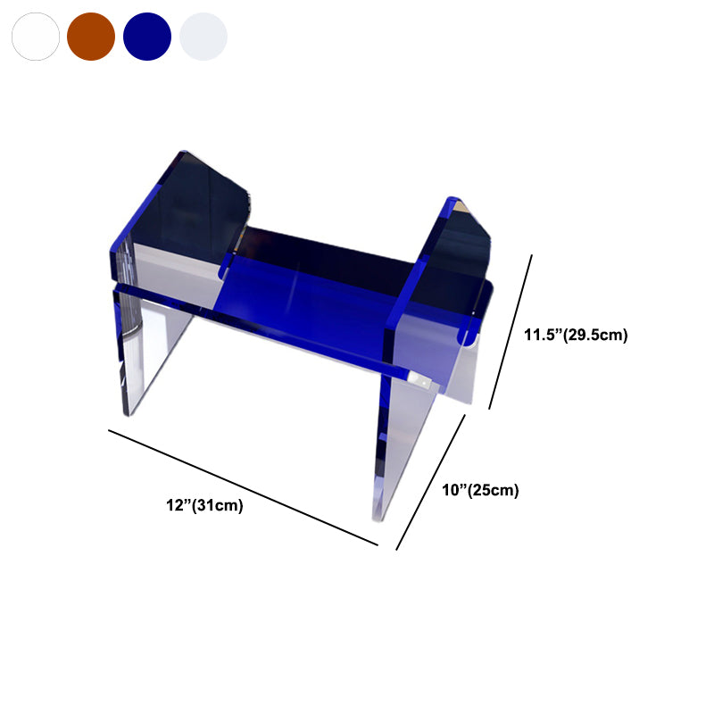 Acrylic Shelf Bookcase 11.6" H x 9.8" W Bookcase for Home Office