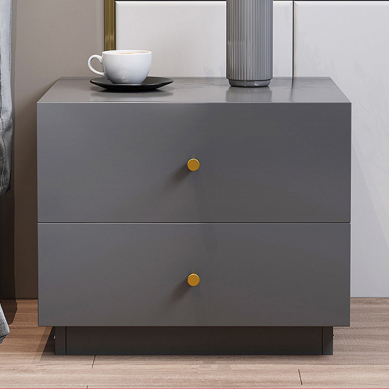 Modern Manufactured Wood Bedside Cabinet Drawers Included Nightstand for Bedroom