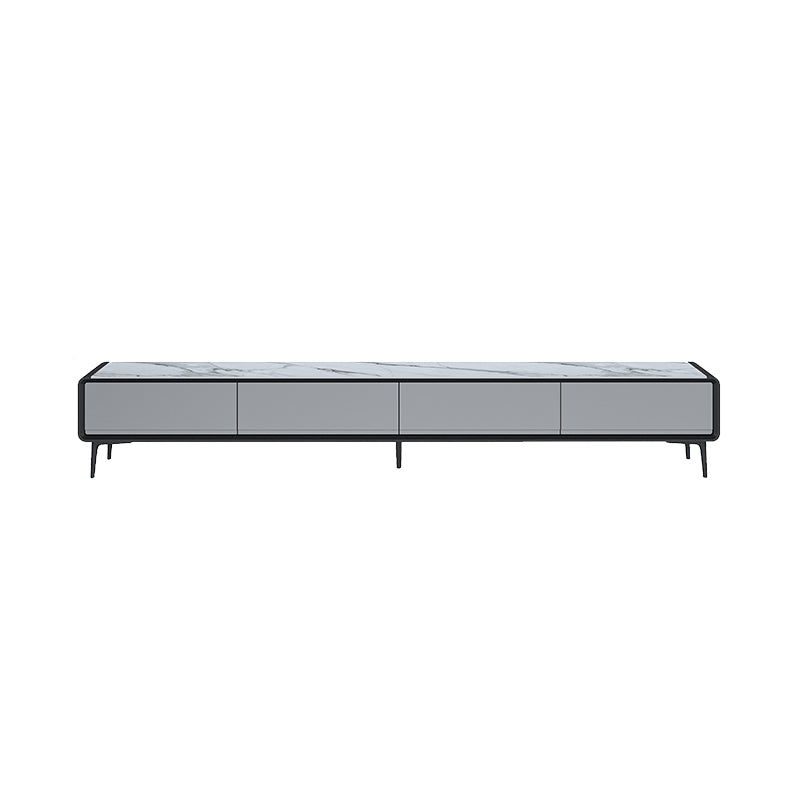 Slate TV Cabinet Modern Style Home Simple Closed TV Stand Console