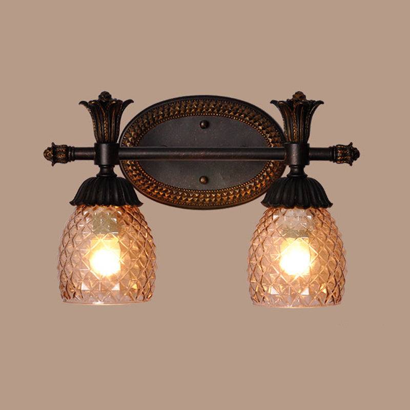 American Style Iron Vanity Light Bell Shape Vanity Lamp for Shower Room