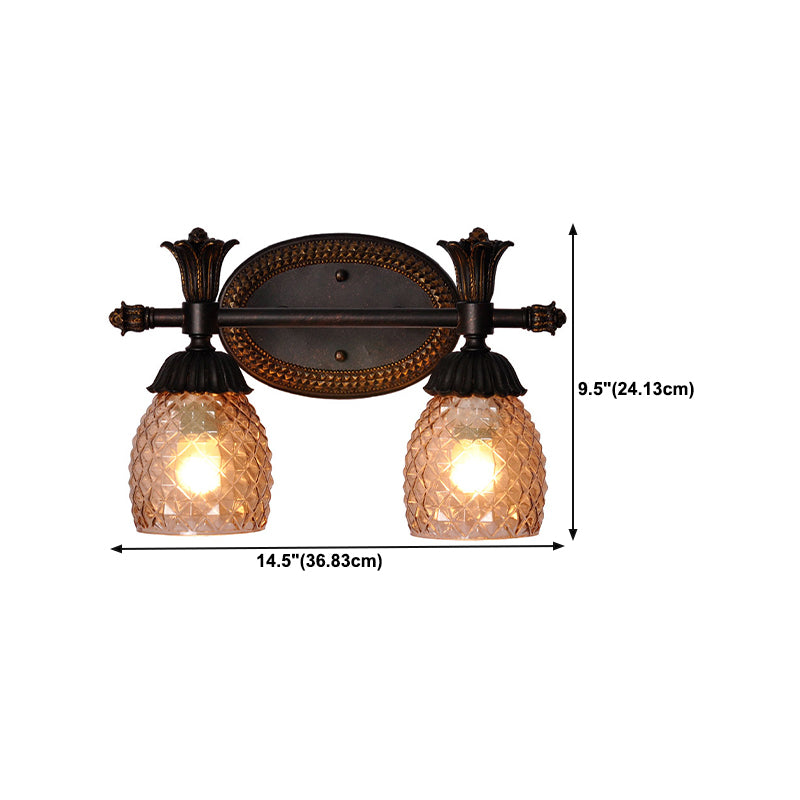 American Style Iron Vanity Light Bell Shape Vanity Lamp for Shower Room