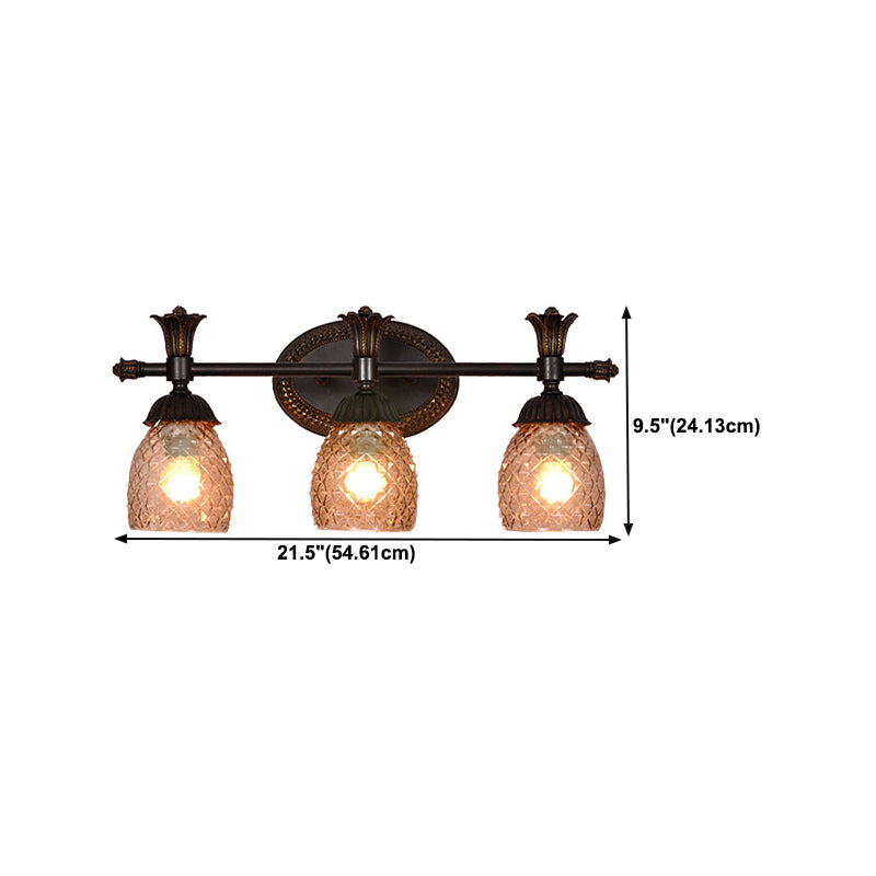 American Style Iron Vanity Light Bell Shape Vanity Lamp for Shower Room