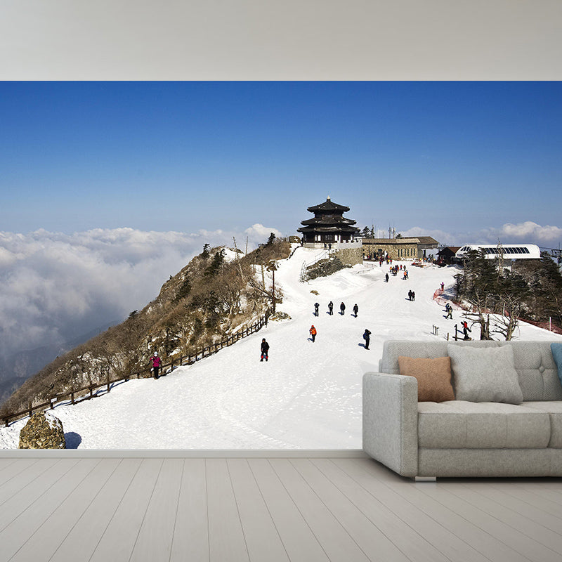 Photography Landscapes Mountain Modern Living Room Mildew Resistant Wall Mural