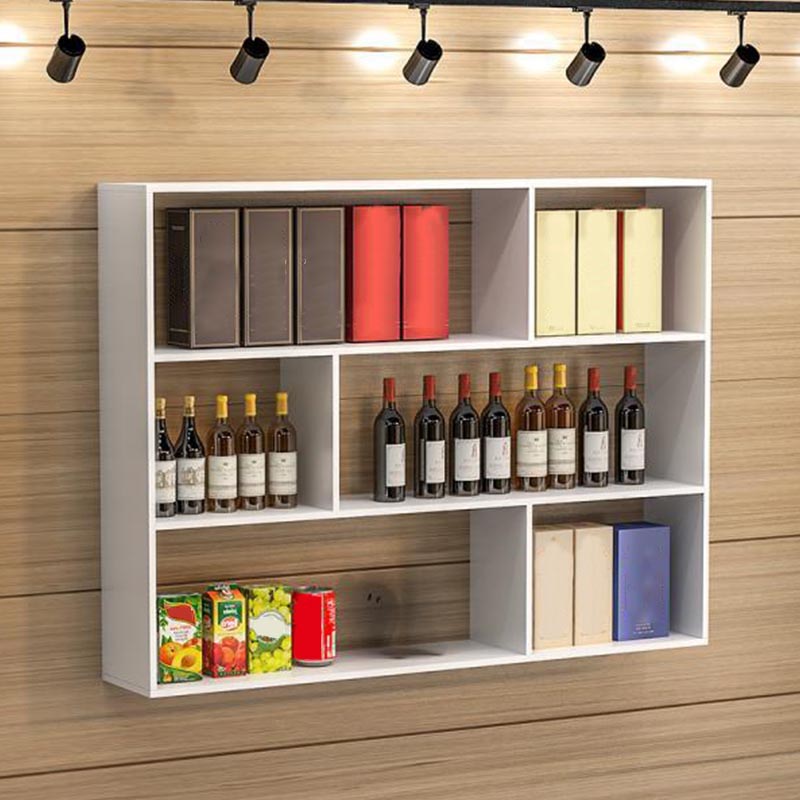 Modern Wall Mounted Bottle Wine Rack Manufactured Wood Wine Bottle Holder