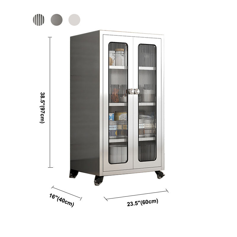 Modern Style Side Board Metal Sideboard with Door for Kitchen Use