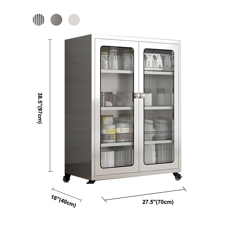 Modern Style Side Board Metal Sideboard with Door for Kitchen Use