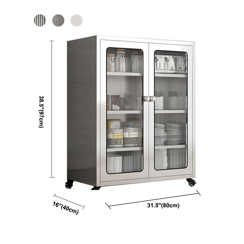 Modern Style Side Board Metal Sideboard with Door for Kitchen Use