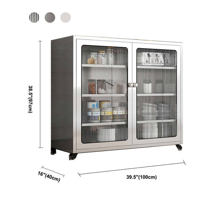 Modern Style Side Board Metal Sideboard with Door for Kitchen Use