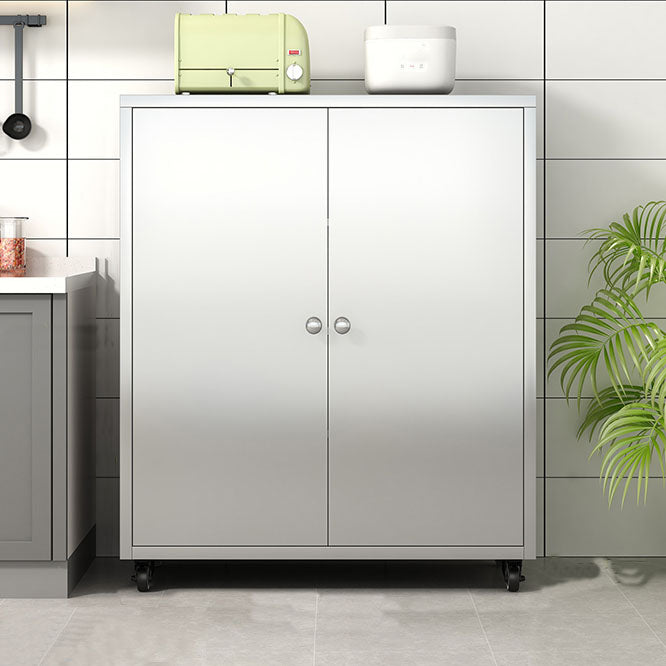 Modern Style Sideboard Metal Sideboard with Door for Kitchen Use