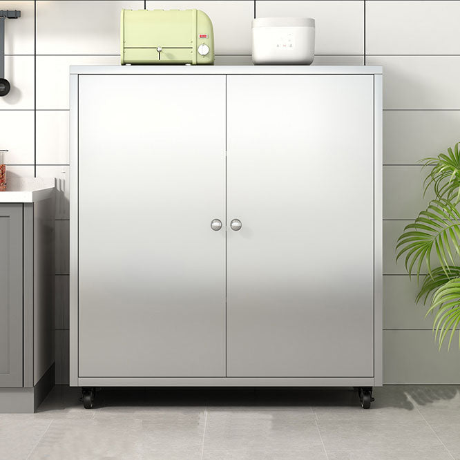 Modern Style Sideboard Metal Sideboard with Door for Kitchen Use