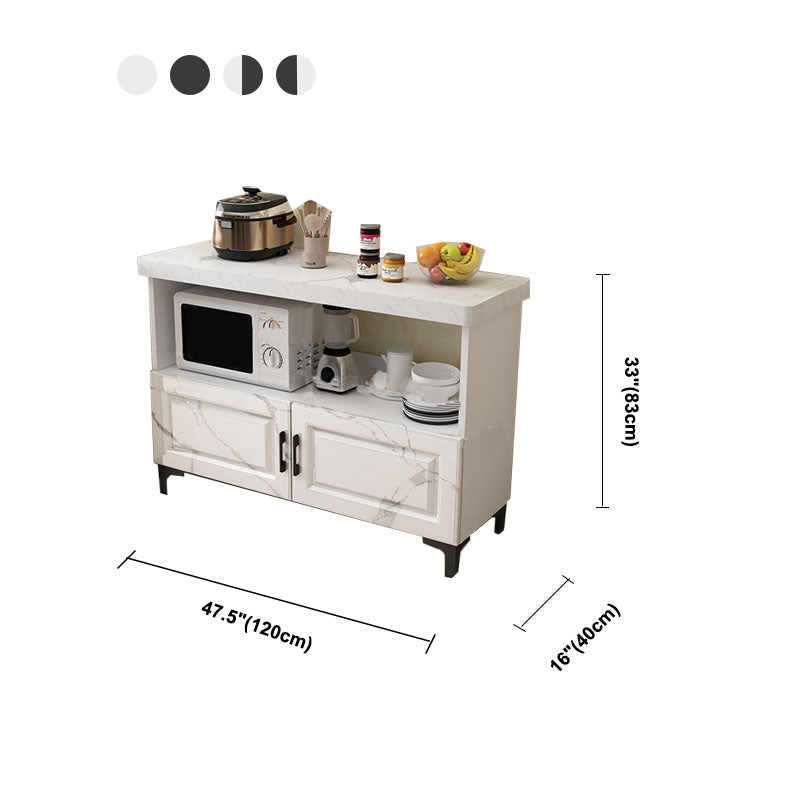 Modern Sideboard Stone Top Sideboard with Door for Kitchen Use