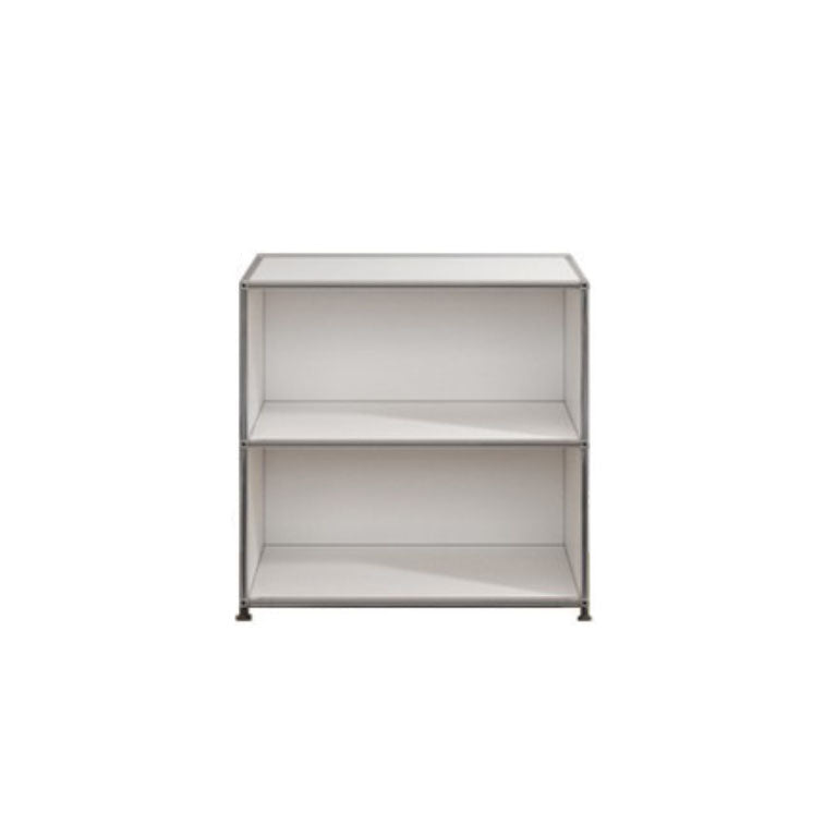 White Metal Sideboard with Drawers Contemporary Indoor Dining Buffet