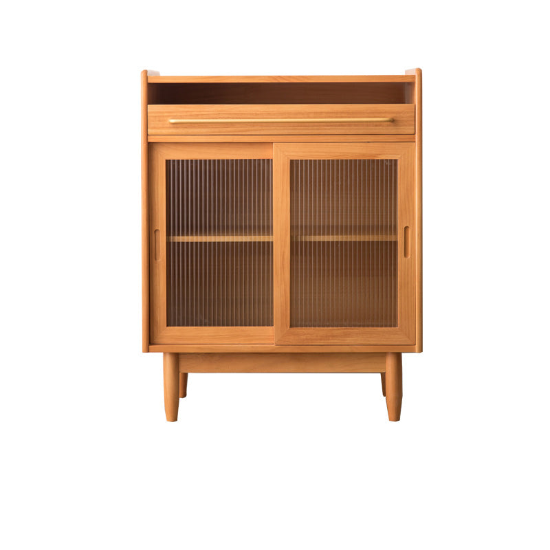 Modern Solid Wood Dining Server 1-Door Sideboard for Dining Room