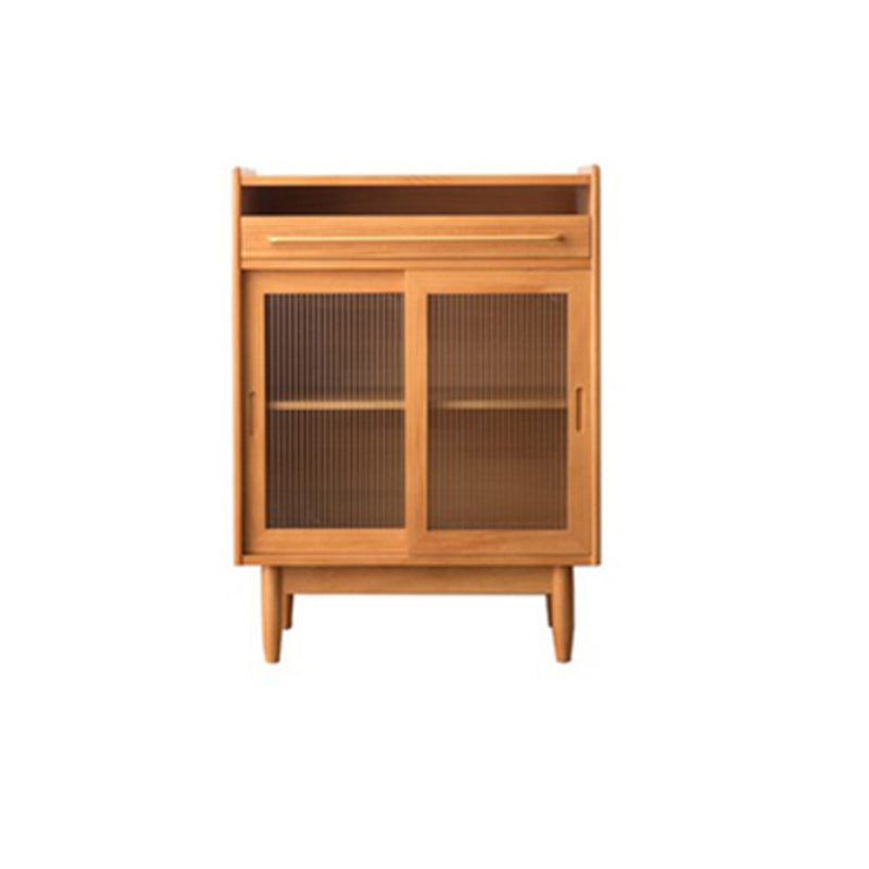 Modern Solid Wood Dining Server 1-Door Sideboard for Dining Room