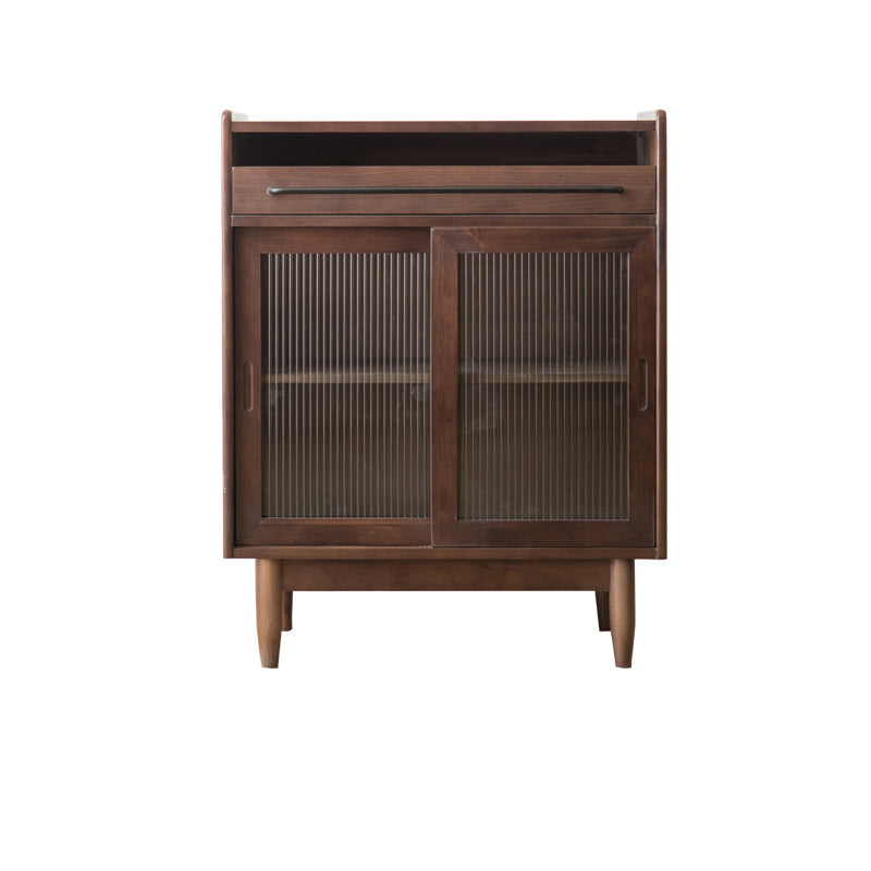 Modern Solid Wood Dining Server 1-Door Sideboard for Dining Room