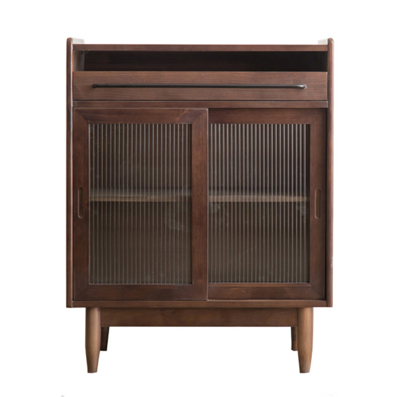 Modern Solid Wood Dining Server 1-Door Sideboard for Dining Room