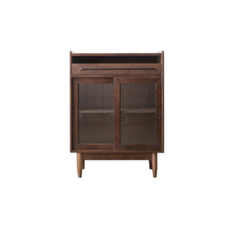 Modern Solid Wood Dining Server 1-Door Sideboard for Dining Room