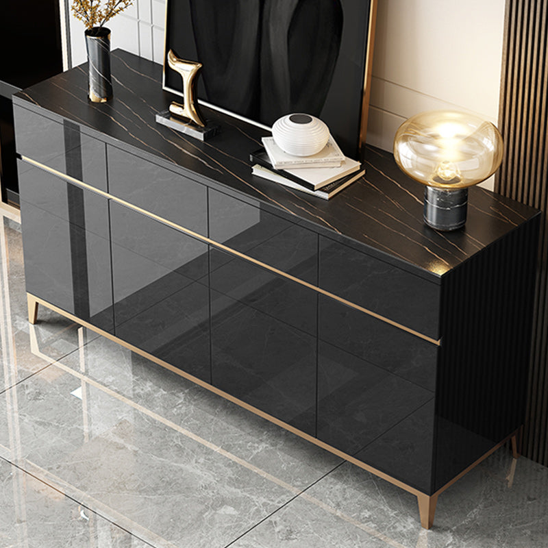 Glam Sideboard with Drawers and Door Sideboard for Dining Room