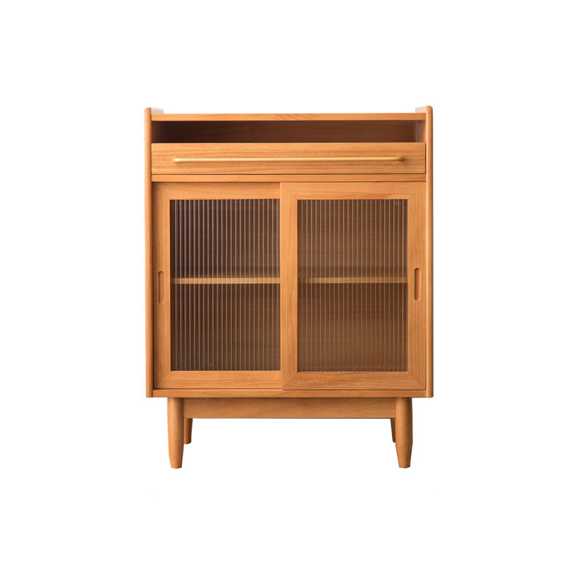 Pine Solid Wood Dining Server Contemporary Sideboard Cabinet