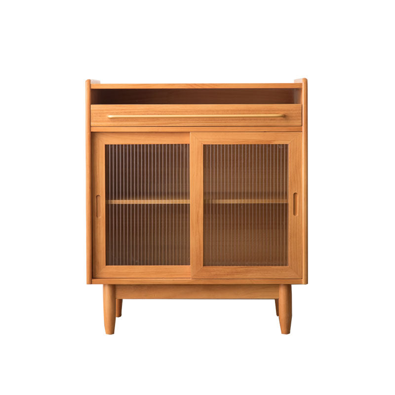 Pine Solid Wood Dining Server Contemporary Sideboard Cabinet