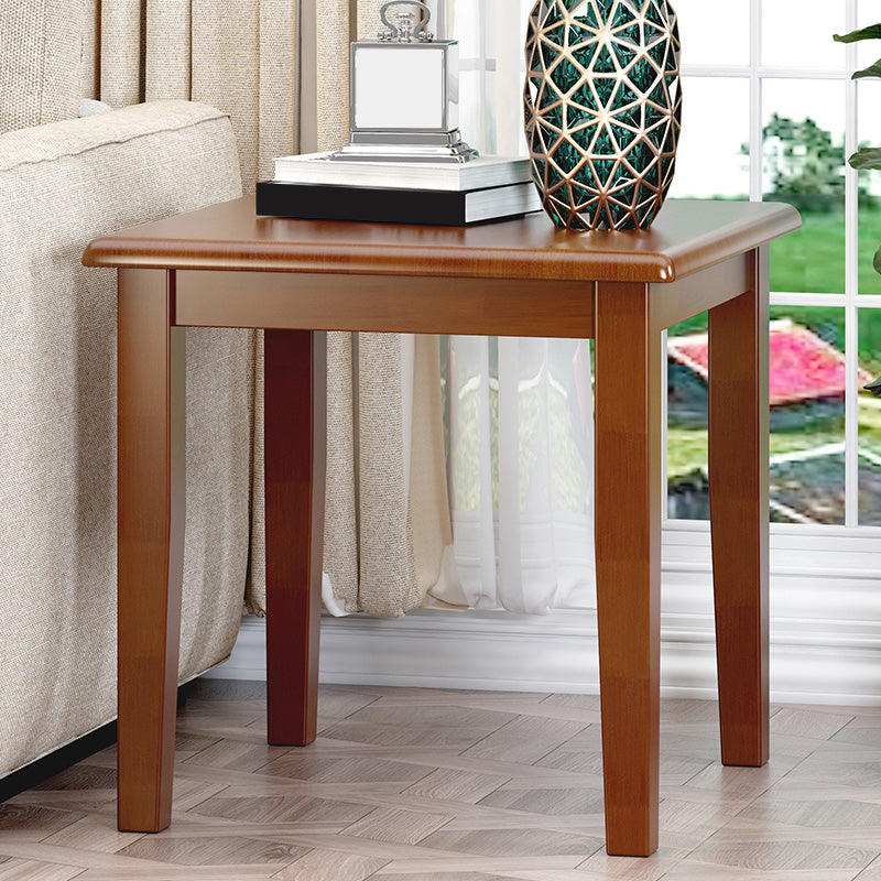 Round 4 Legs End Table Traditional Side End Table for Living Room