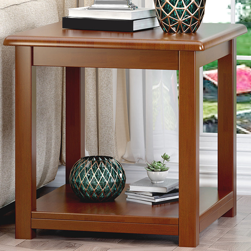 Round 4 Legs End Table Traditional Side End Table for Living Room