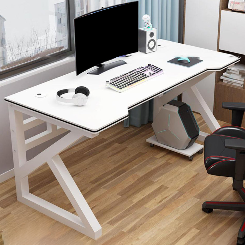 Cable Management Gaming Desk Ergonomic Rectangular Computer Desk for Home