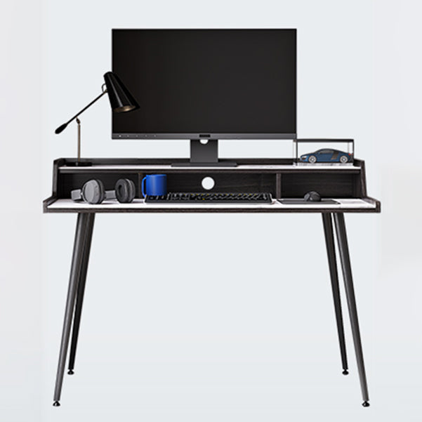 Industrial Style Stone Computer Desk Rectangular Office Desk