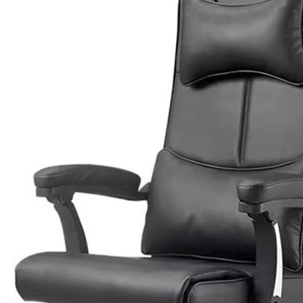 Contemporary Office Chair Tilt Mechanism Footrest Pillow Included Executive Chair