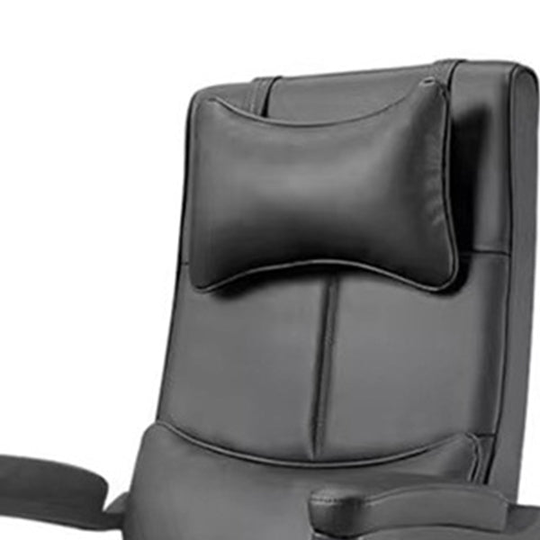 Contemporary Office Chair Tilt Mechanism Footrest Pillow Included Executive Chair