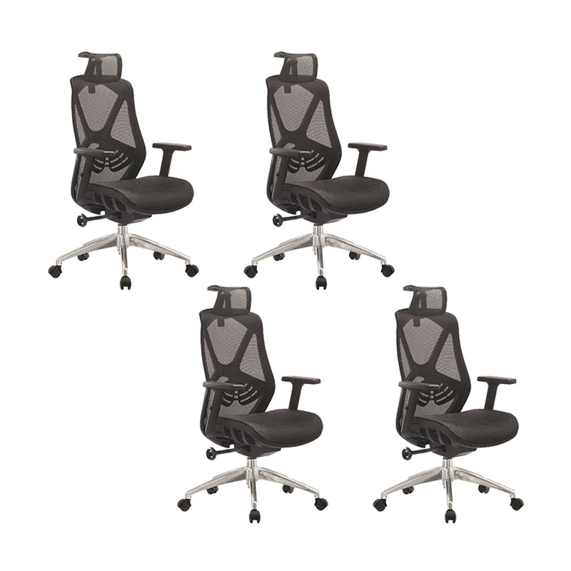 Modern Desk Chair Mesh Management Office Chair High-Back Chair with Wheels